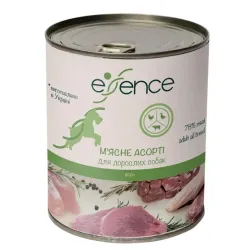 Вологий корм для дорослих собак м'ясне асорті Essence 800 г