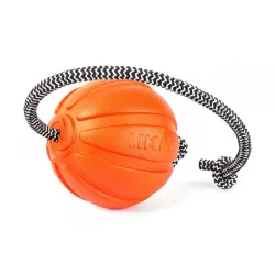 Іграшка для собак великих порід м'яч з шнуром 9*30 см Collar Liker Cord 9 (Лайкер Корд)