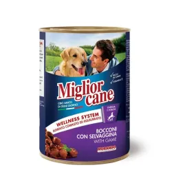 Вологий корм для собак зі шматочками дичини Migliorcane 405 г