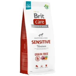Беззерновий корм для собак з чутливим травленням з олениною Brit Care Dog Grain-free Sensitive 12 кг