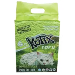Наповнювач для котячого туалету Тофу з ароматом зеленого чаю Kotix Tofu 6 л