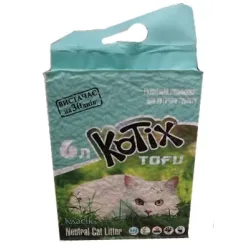 Наповнювач для котячого туалету Тофу класичний без запаху Kotix Tofu 6 л