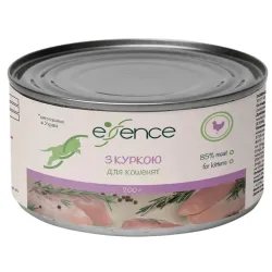 Вологий корм для кошенят паштет з куркою Essence 200 г