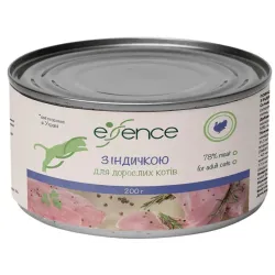 Вологий корм для дорослих котів з індичкою Essence 200 г