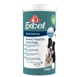 Вітаміни для собак та котів для шкіри та шерсті 8in1 Excel «Brewers Yeast» 1430 шт/660 г