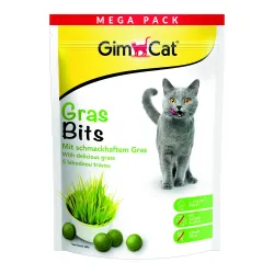 Вітамінізовані ласощі для котів з садовою травою GimCat GrasBits 710 шт/425 г