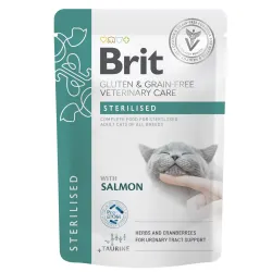 Вологий корм для дорослих кастрованих котів всіх порід Brit VetDiets Care Sterilised 85 г