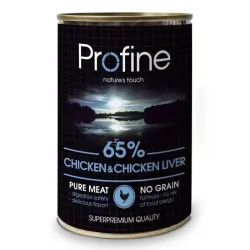 Вологий корм для собак з куркою та печінкою Profine Chicken and Liver 400 г