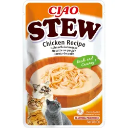 Вологий корм для котів з тушкованою куркою Inaba CIAO Stew 40 г