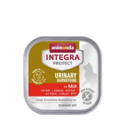 Вологий корм для котів при лікуванні сечокам'яної хвороби Integra Protect Urinary Struvit 100 г телятина