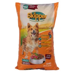 Сухий корм для собак усіх порід з яловичиною та овочами Skipper 10 кг