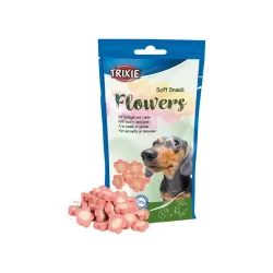 Ласощі для собак Trixie «Flowers» 75 г (курка та ягня)