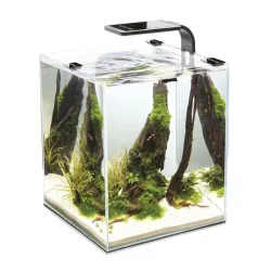 Акваріум для креветок, ракоподібних та невеликих риб 19 л Aquael Shrimp Set Smart (чорний)