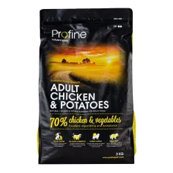Сухий корм для дорослих собак усіх порід з куркою та картоплею Profine Adult 3 кг