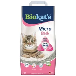 Бентонітовий наповнювач для котячого туалету Biokat's Micro Fresh 6 л