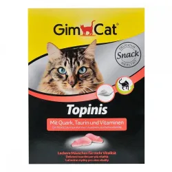 Вітамінізовані ласощі для котів у вигляді мишок із сиром GimCat Topinis 180 шт/220 г