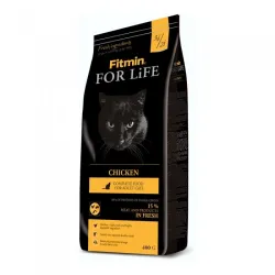 Сухий корм для дорослих котів з куркою Fitmin For Life Chicken 400 г