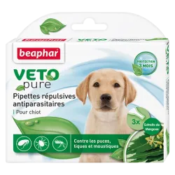 БІО Каплі від бліх і кліщів для цуценят Beaphar Veto pure 3 шт/уп