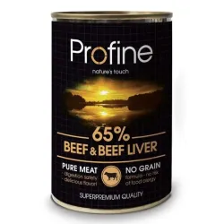 Вологий корм для собак з яловичиною та печінкою Profine Dog Beef &Liver 400 г