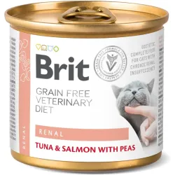 Вологий корм для кішок з хронічною нирковою недостатністю Brit VetDiets Renal 200 г