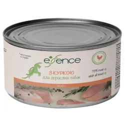 Вологий корм для дорослих собак з куркою Essence 200 г