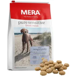 Беззерновий корм для собак з оселедцем та картоплею MERA PS Fresh Meat Herring & Potoes 12,5 кг (УЦІНКА)