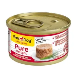 Вологий корм для собак з тунцем та яловичиною GimDog LD Pure Delight 85 г