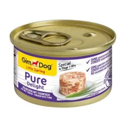 Вологий корм для собак з куркою та тунцем GimDog LD Pure Delight 85 г