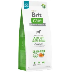 Беззерновий корм для собак великих порід з лососем Brit Care Dog Grain-free Adult Large Breed 12 кг