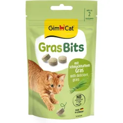 Вітамінізовані ласощі для котів із садовою травою GimCat Gras Bits 40 г