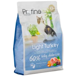 Сухий корм для котів із зайвою вагою з індичкою, куркою та рисом Profine Cat Light 2 кг