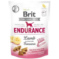 Ласощі для активних собак з ягням та бананом Brit Functional Snack Endurance 150 г