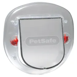 Дверцята для собак та кішок до 10 кг PetSafe Staywell 292*292 мм (пластик) прозорі
