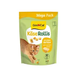 Вітамінізовані ласощі для котів сирні кульки GimCat Kase Rollis 425 г/850 шт