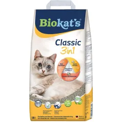Бентонітовий наповнювач для котячого туалету Biokat's Classic 3in1 18 л