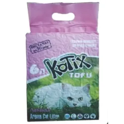 Наповнювач для котячого туалету Тофу з ароматом лаванди Kotix Tofu 6 л