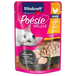 Вологий корм для котів з куркою в соусі Vitakraft Po_sie D_lice pouch 85 г