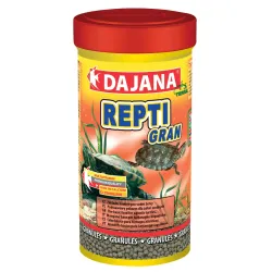 Корм в гранулах для всіх видів водяних черепах Dajana REPTI Gran 1 кг/пакет