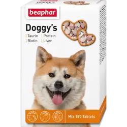Вітамінізовані ласощі для собак Beaphar Doggy's Mix 180 шт/уп