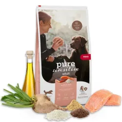 Гіпоаллергенний корм для собак з лососем і рисом Mera Pure Sensive Adult Lachs & Reis 12,5 кг