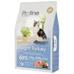 Сухий корм для котів із зайвою вагою з індичкою, куркою та рисом Profine Cat Light 10 кг