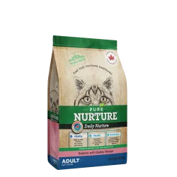 Повноцінний сухий корм для дорослих котів з лососем та ячменем Pure Nurture Daily Nurture 1,5 кг