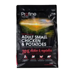 Сухий корм для дорослих собак дрібних порід, з куркою та картоплею Profine Adult Small 2 кг