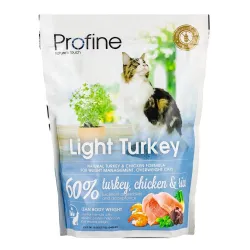 Сухий корм для котів із зайвою вагою з індичкою, куркою та рисом Profine Cat Light 300 г