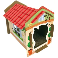 Дряпка будиночок Croci Villa 42*35*50 см (гофрокартон)