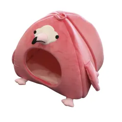 Будинок для кота Croci Fluffy Flamingo 43*33*39 см