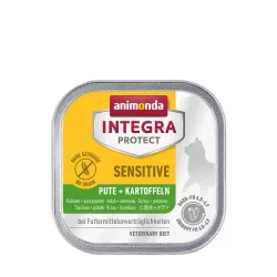 Вологий корм для котів з харчовою непереносимістю Integra Protect Sensitiv Pure Turkey 100 г індичка