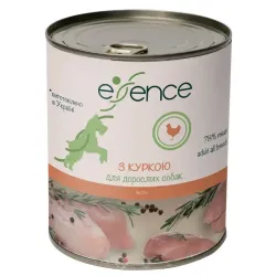 Вологий корм для дорослих собак з куркою Essence 800 г
