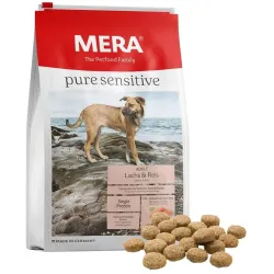 Гіпоаллергенний корм для собак з лососем і рисом Mera Pure Sensive Adult Lachs & Reis 1 кг